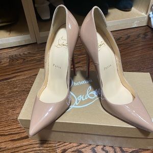 Christian Louboutin nude patent pigalle follies 100